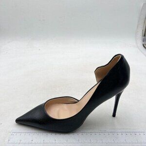 FOWT High Heels Stiletto Pumps for Women Slip on Patent Closed Pointed Toe Black